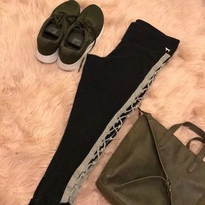 •PINK• Black & Gray Yoga Leggings